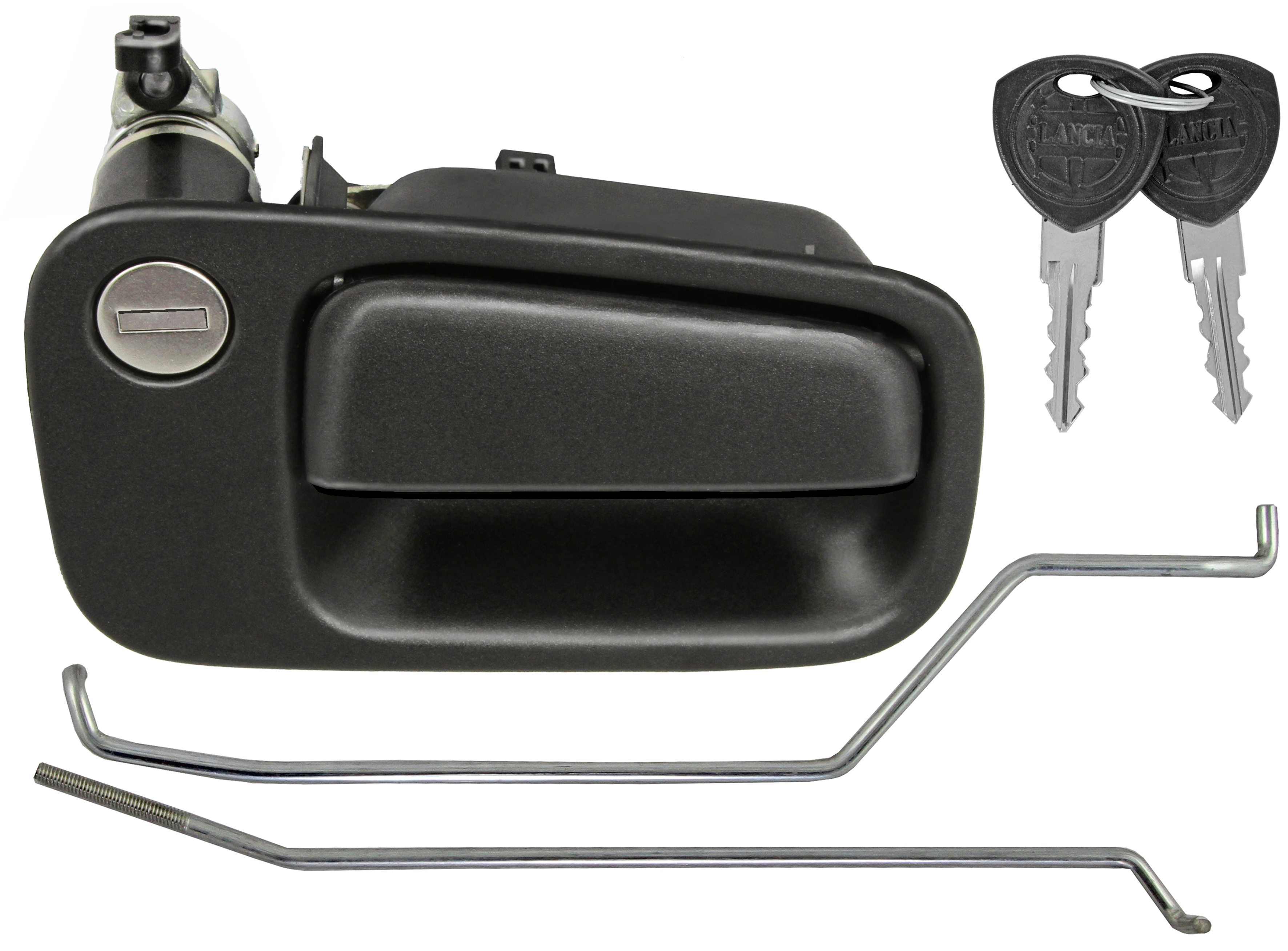  LANCIA, Y (840_), 1996-2003, Anteriore Destra e Sinistra(2p), MANIGLIE PORTA ESTERNE-Nera